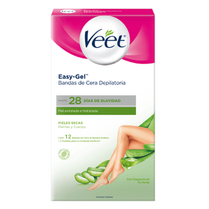 Easy-Gel Bandas de Cera Depilatoria Pieles Secas